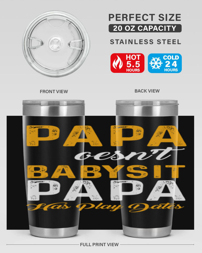 Papa 124#- grandpa - papa- Tumbler