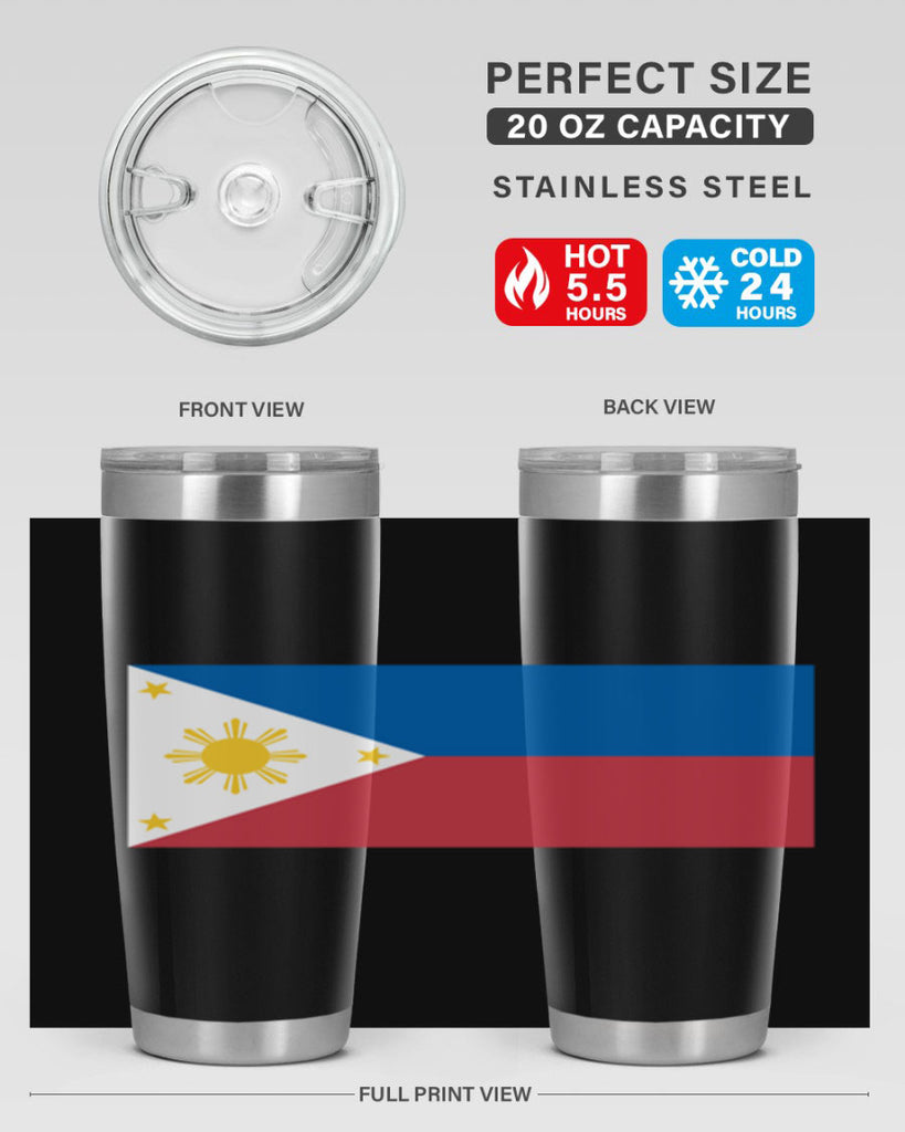 Philippines 59#- world flags- Tumbler