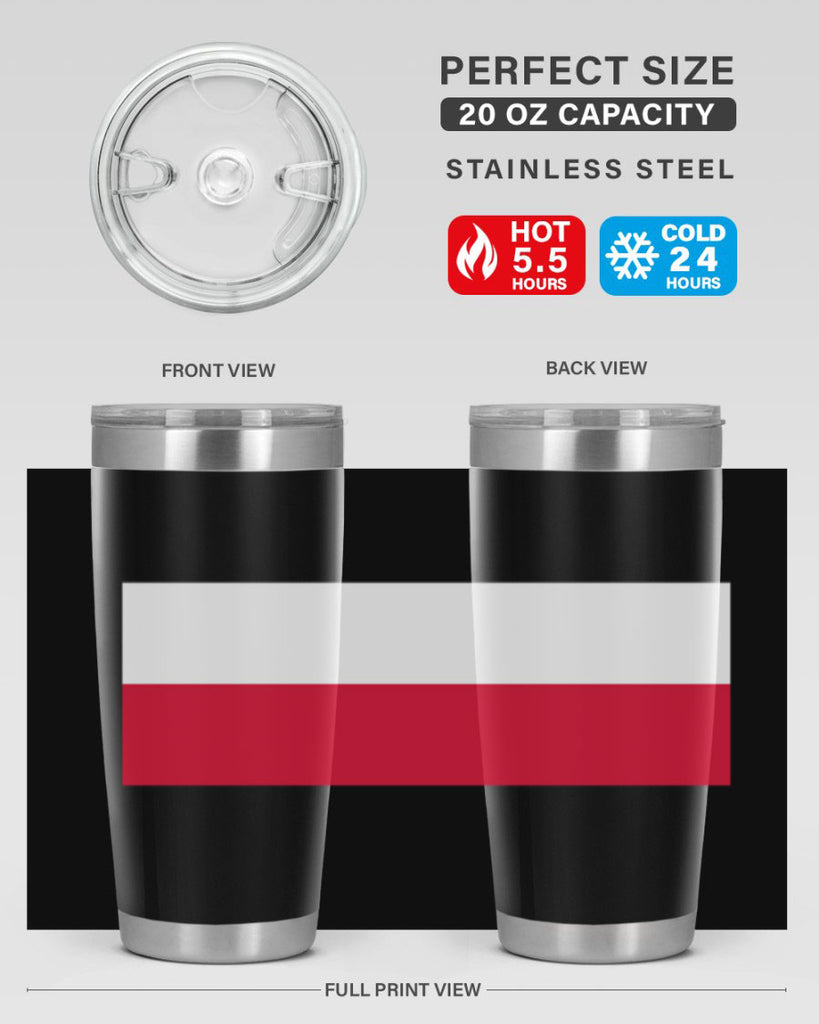 Poland 58#- world flags- Tumbler