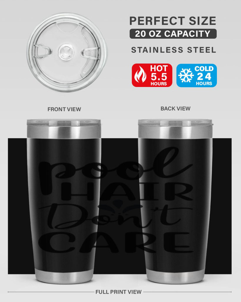 Pool hair dont care 544#- mermaid- Tumbler