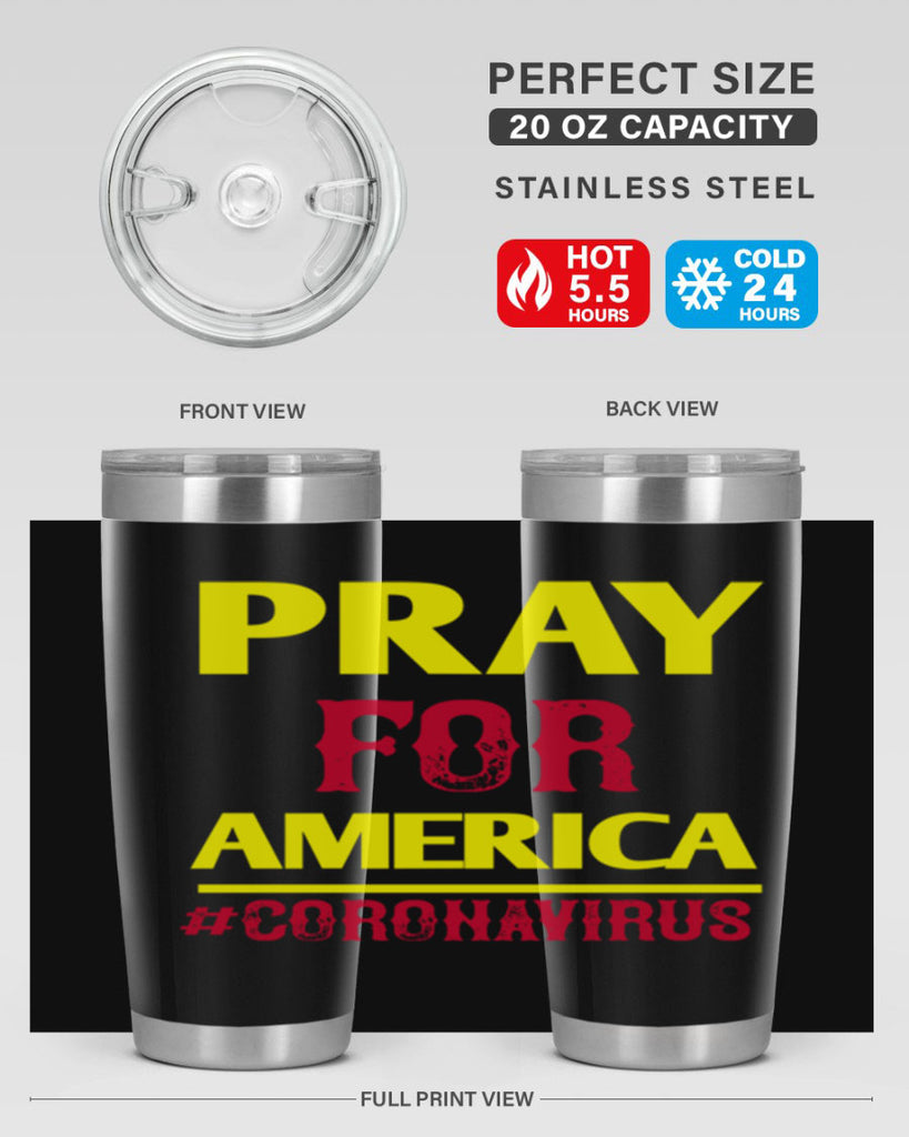 Pray For America Style 8#- corona virus- Cotton Tank