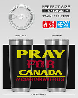 Pray For Canada Style 7#- corona virus- Cotton Tank