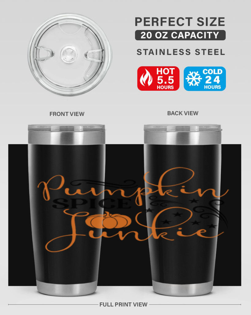 Pumpkin Spice Junkie 549#- fall- Tumbler