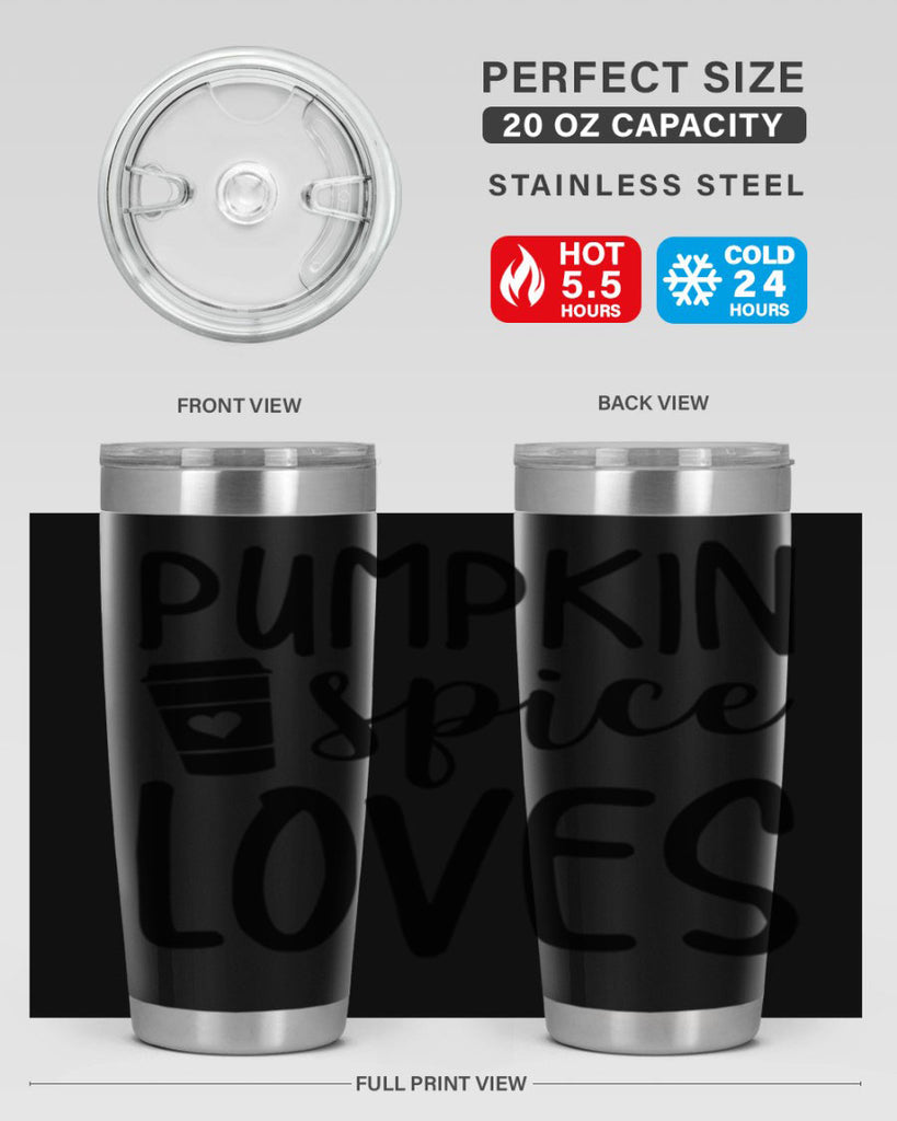 Pumpkin Spice Loves 555#- fall- Tumbler