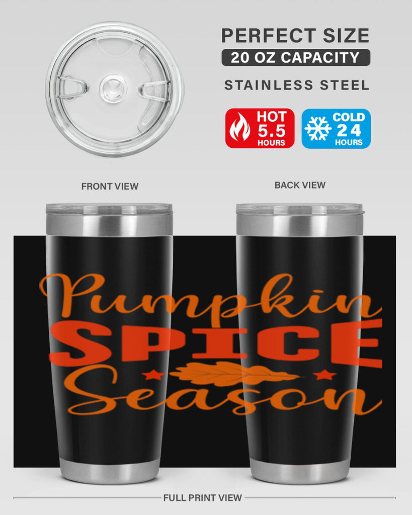 Pumpkin Spice Season Design 557#- fall- Tumbler