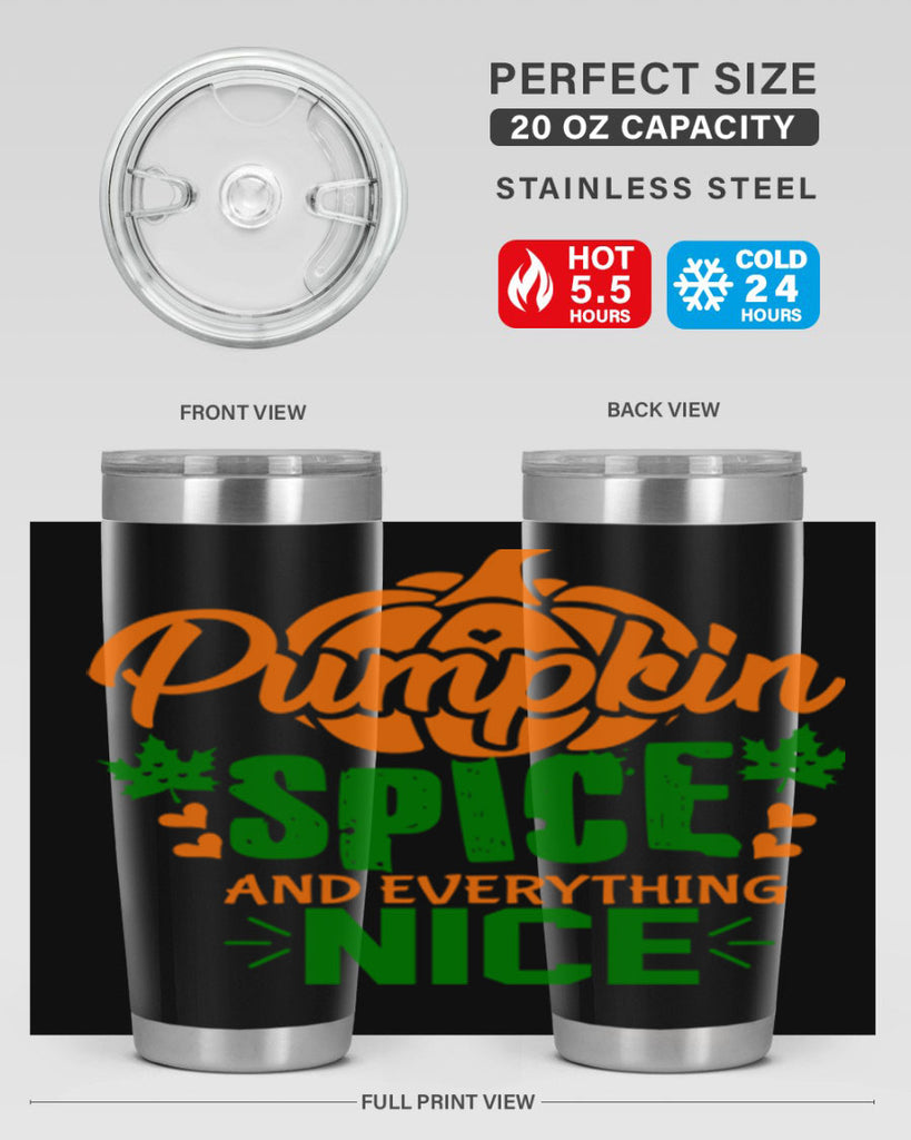 Pumpkin Spice and Everything Nice 538#- fall- Tumbler