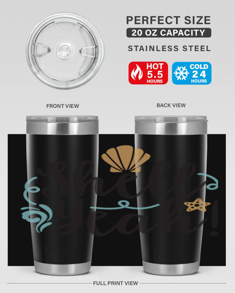 Shell Yeah 592#- mermaid- Tumbler