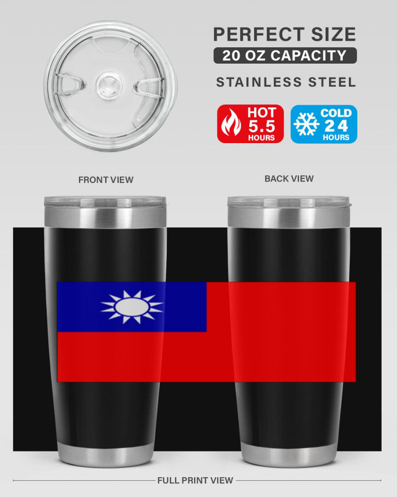 Taiwan 26#- world flags- Tumbler