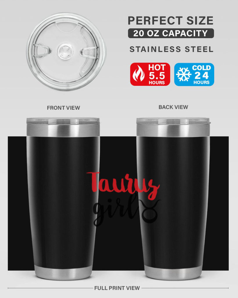 Taurus girl 489#- zodiac- Tumbler