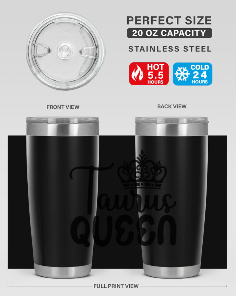 Taurus queen 504#- zodiac- Tumbler