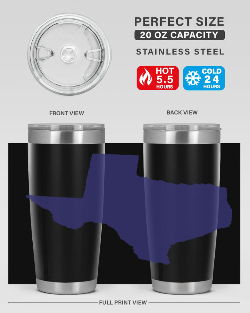 Texas 8#- stateflags- Tumbler