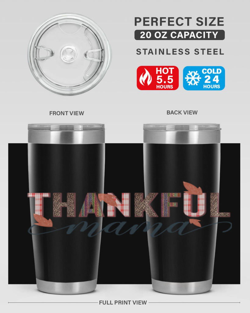 Thankful mama 606#- fall- Tumbler