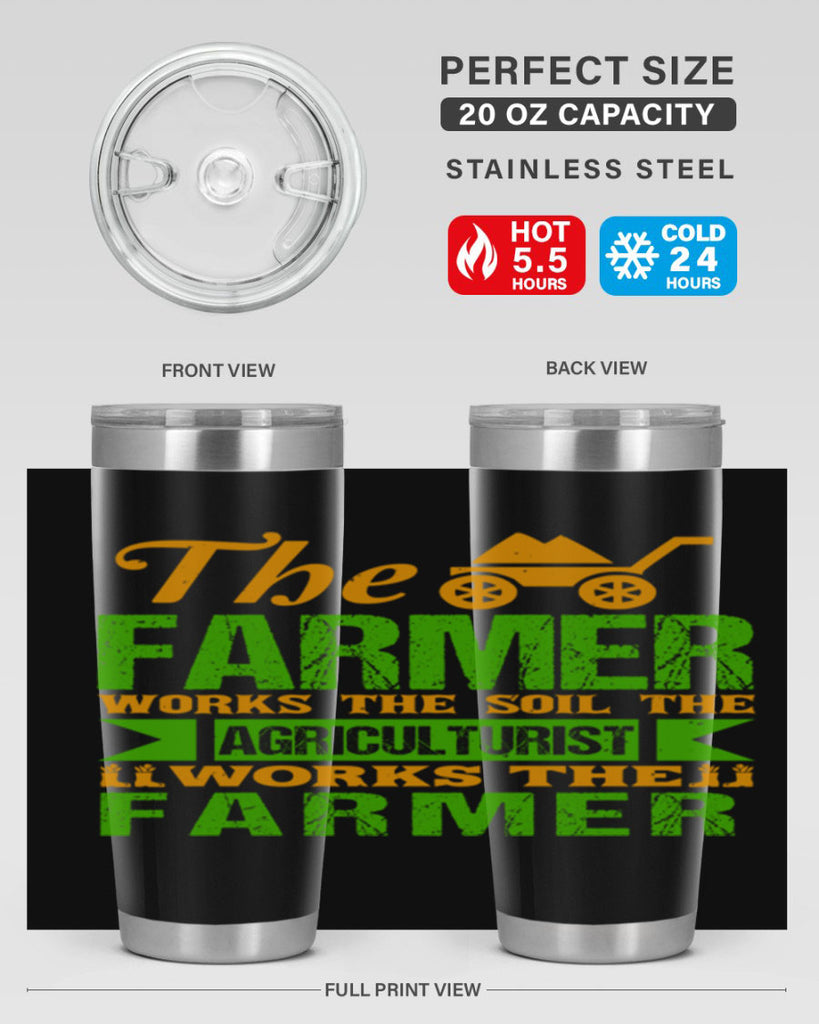 The farmers work the soil 33#- farming and gardening- Tumbler