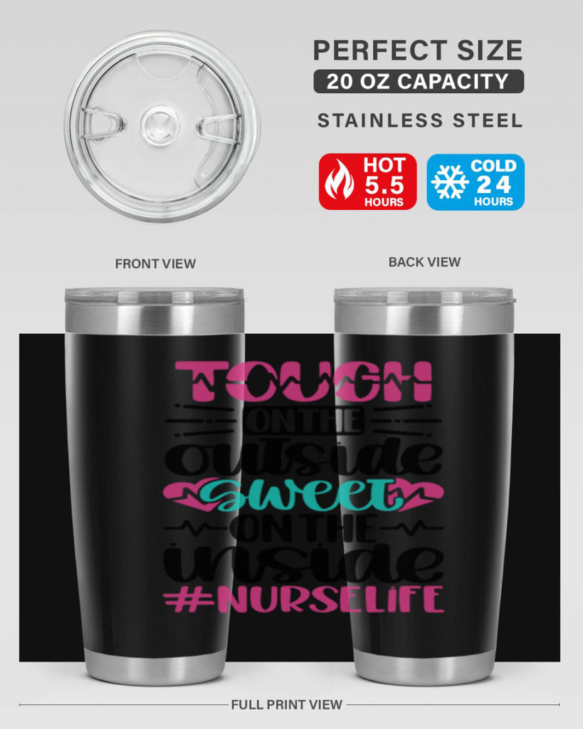Tough On The Outside Style Style 15#- nurse- tumbler