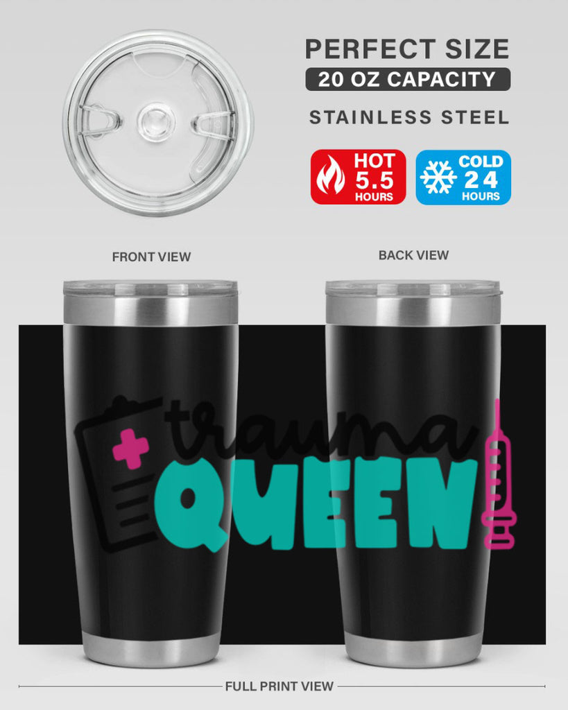 Trauma Queen Style Style 11#- nurse- tumbler