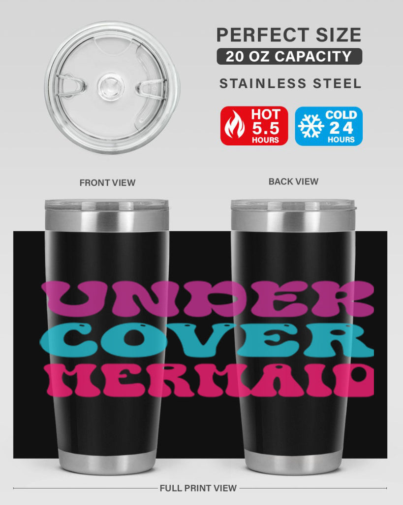 Under Cover Mermaid 635#- mermaid- Tumbler