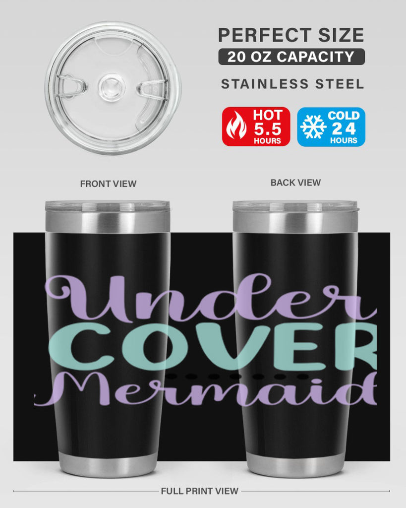 Under Cover Mermaid 639#- mermaid- Tumbler