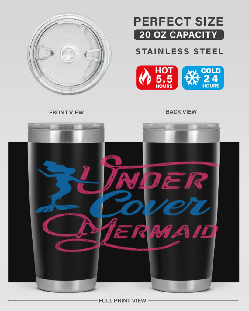 Under Cover Mermaid 640#- mermaid- Tumbler