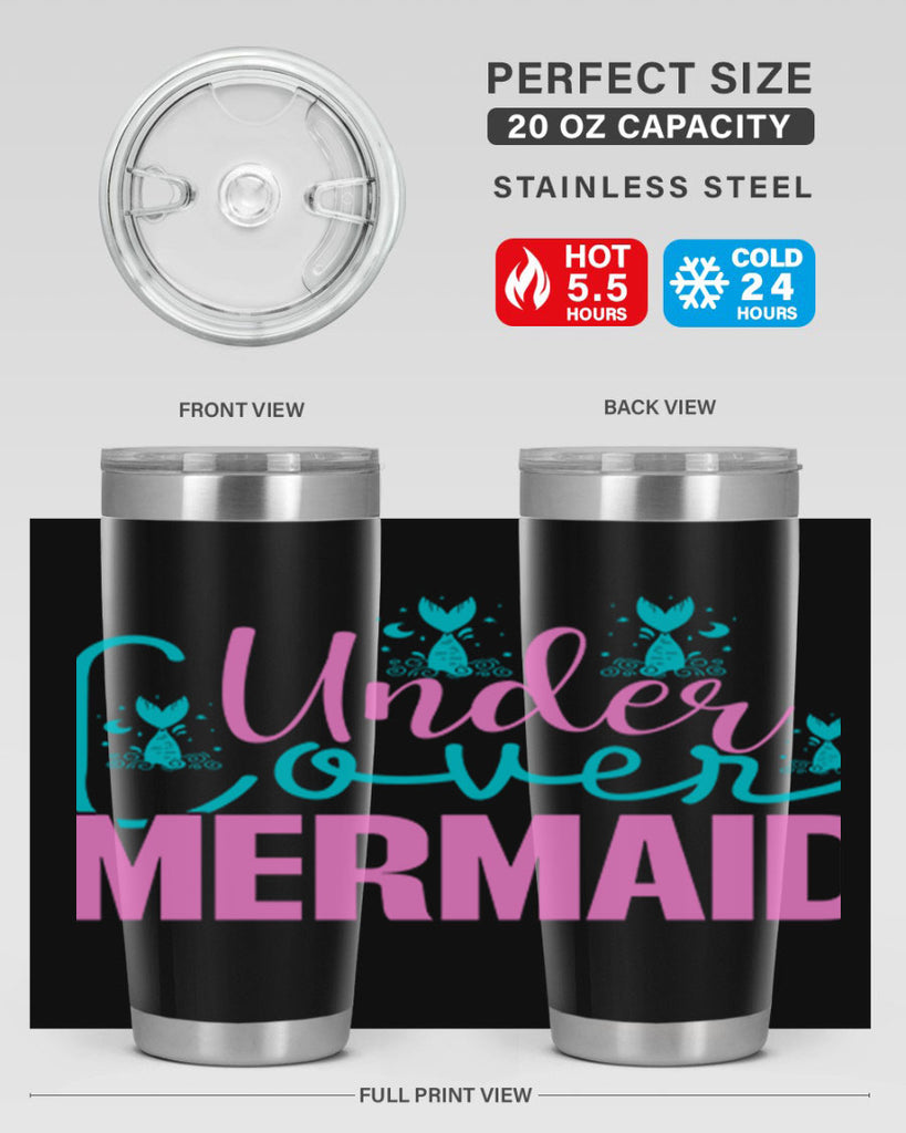 Under Cover Mermaid 643#- mermaid- Tumbler