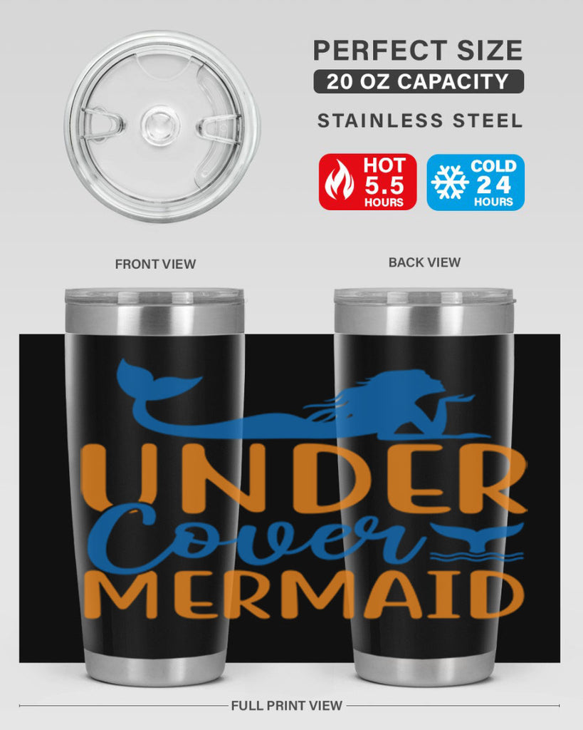 Under Cover Mermaid 644#- mermaid- Tumbler