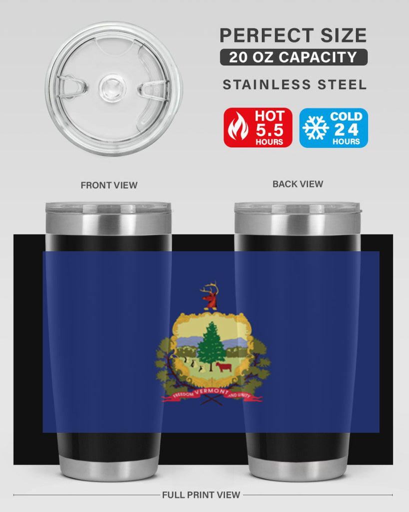 Vermont 7#- Us Flags- Tumbler