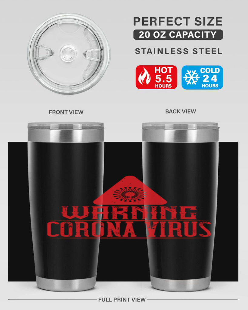 Warning corona virus one Style 18#- corona virus- Cotton Tank