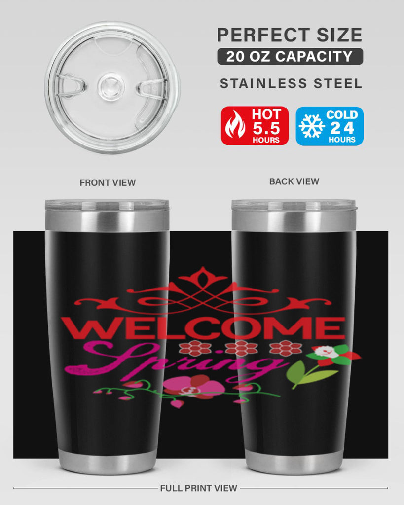 Welcome Spring 580#- spring- Tumbler