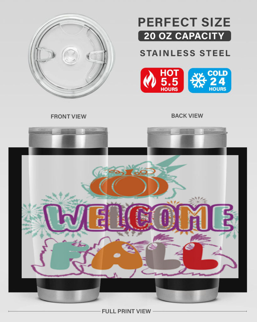 WelcomeFalldesign 638#- fall- Tumbler