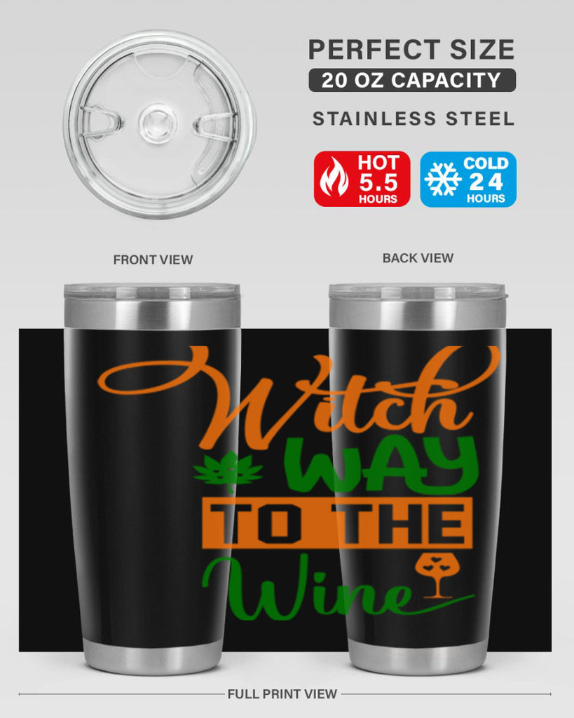 Witch Way to the Wine 650#- fall- Tumbler