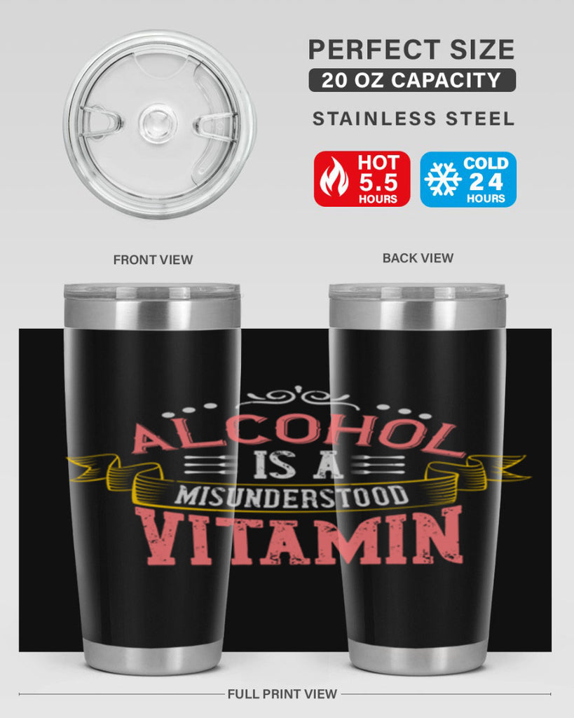 alcohol is a misunderstood vitamin 50#- cooking- Tumbler