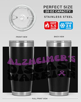 alzheimer s disease warrior 4#- alzheimers- Tumbler