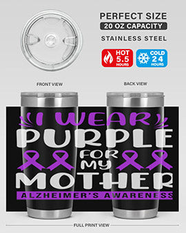 alzheimers awareness 117#- alzheimers- Tumbler