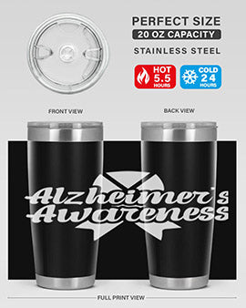 alzheimers awareness 124#- alzheimers- Tumbler