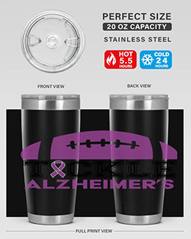 alzheimers awareness style 110#- alzheimers- Tumbler