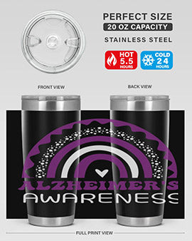 alzheimers awareness style 46#- alzheimers- Tumbler