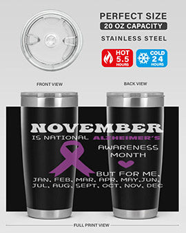 alzheimers awareness style 51#- alzheimers- Tumbler