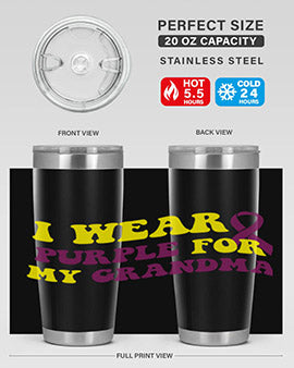 alzheimers awareness style 62#- alzheimers- Tumbler