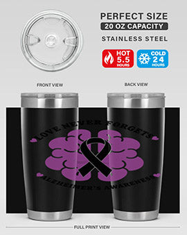 alzheimers awareness style 95#- alzheimers- Tumbler