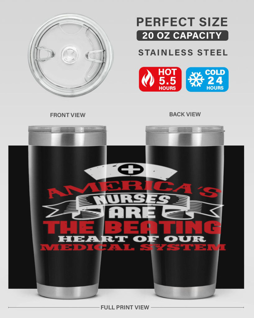 americas nurses are Style 295#- nurse- tumbler