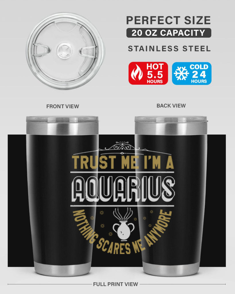 aquarius 87#- zodiac- Tumbler