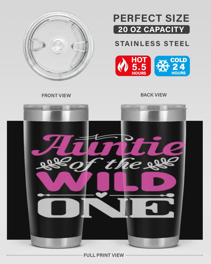 auntie of the wild one Style 63#- aunt- Tumbler