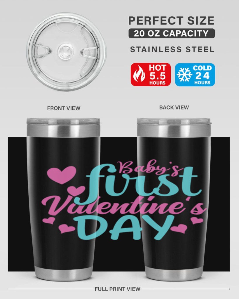babys first valentines day Style 281#- baby- tumbler