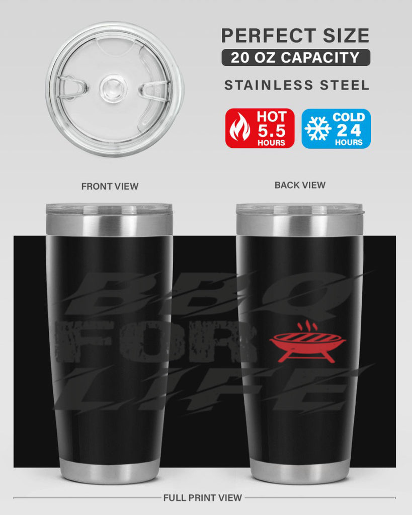 bbq for life 39#- bbq- Tumbler