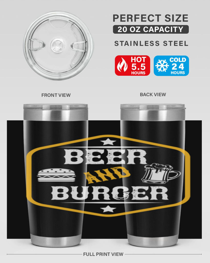 beer and burger 111#- beer- Tumbler
