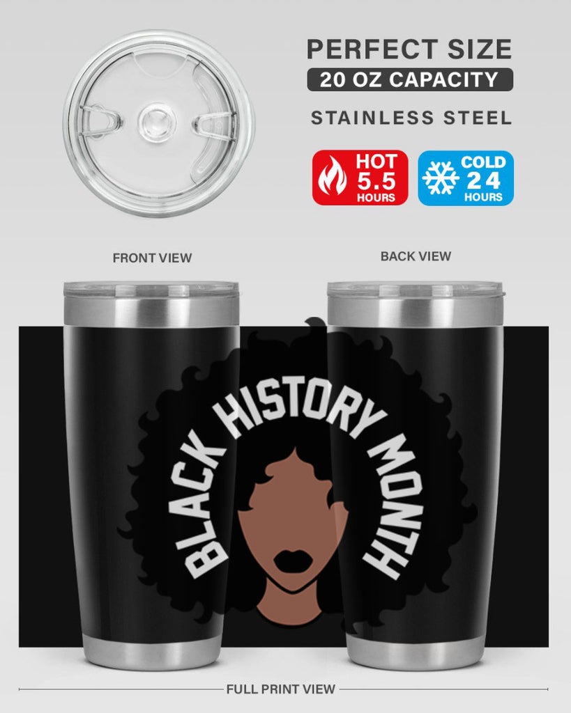 black history month afro woman 239#- black words phrases- Cotton Tank