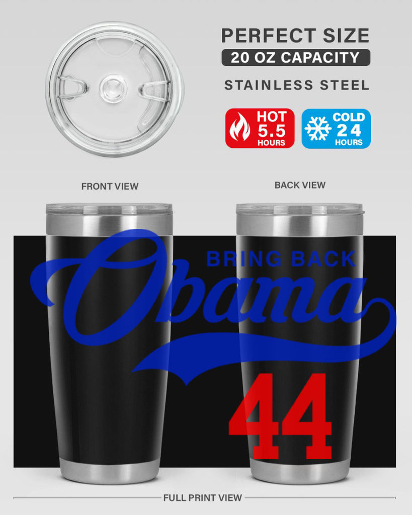 bring back obama jersey 191#- black words phrases- Cotton Tank
