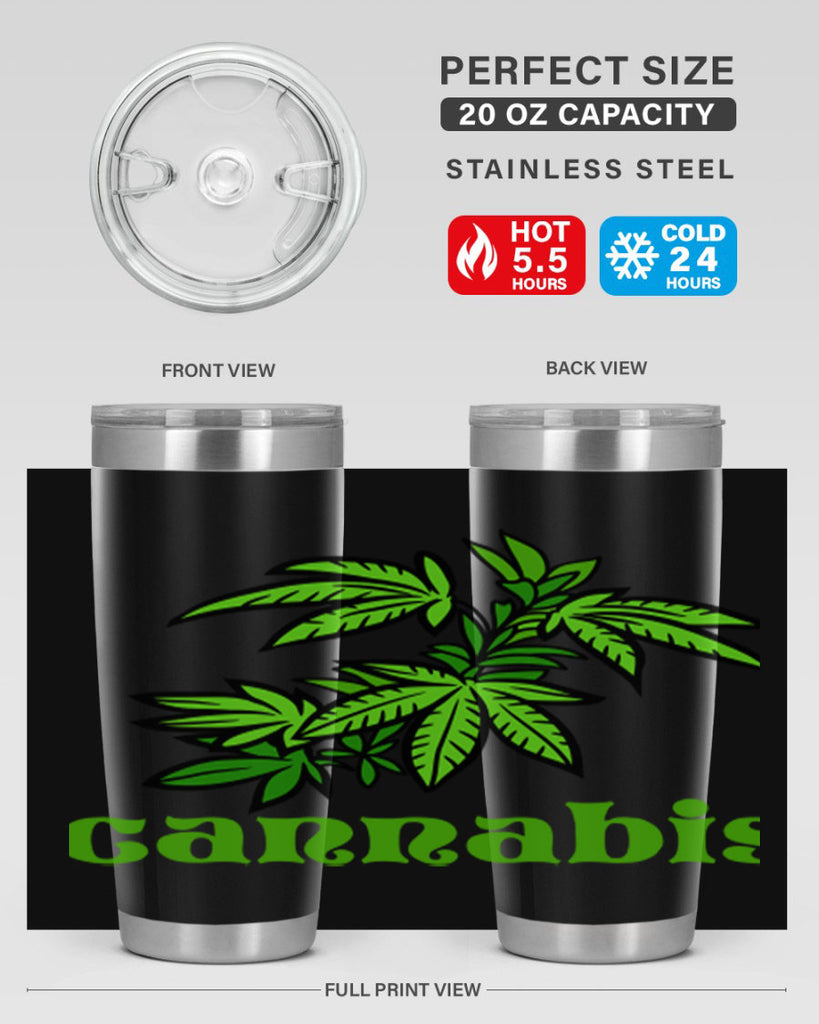 cannabis 38#- marijuana- Tumbler