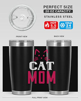 cat mom Style 34#- cat- Tumbler