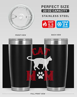 cat mom Style 35#- cat- Tumbler