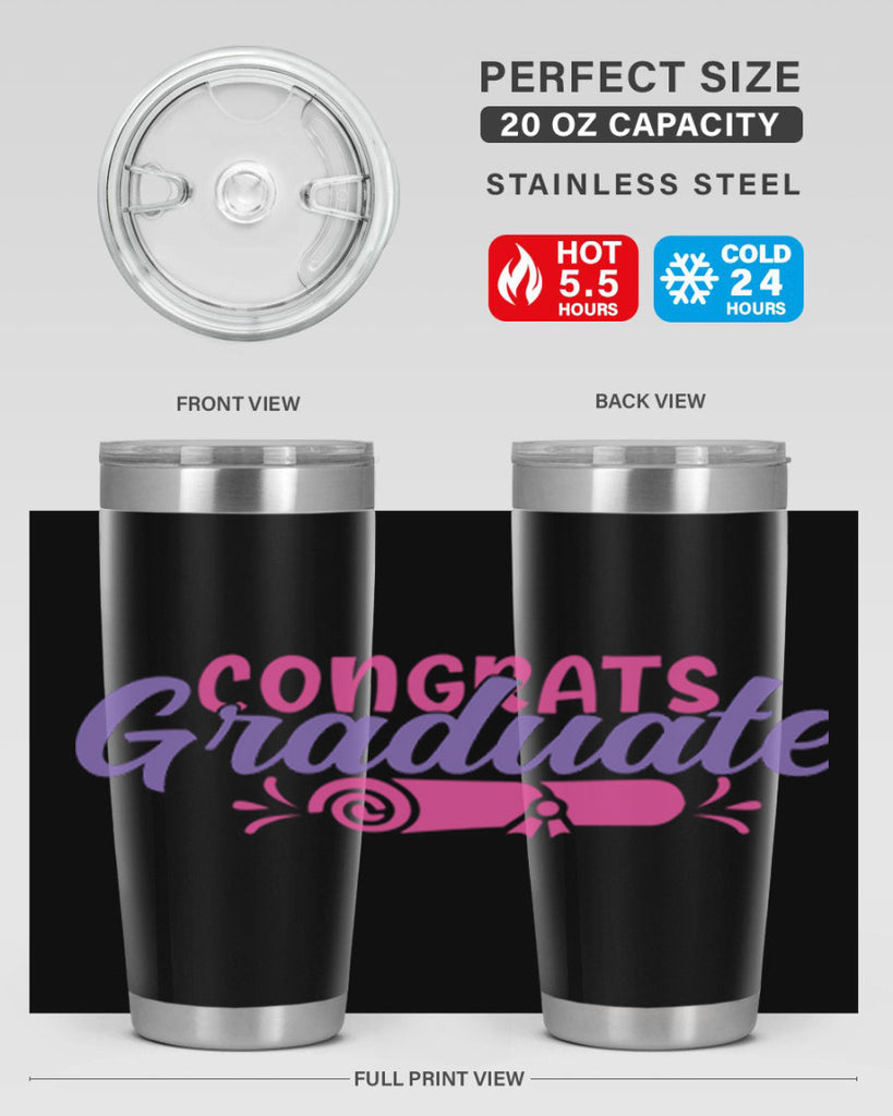 congrats graduate 3#- graduation- Tumbler